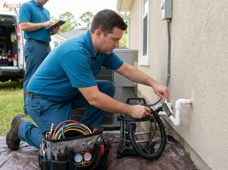 Condensate Drain Line Maintenance & Float Switch Service in Jacksonville, FL